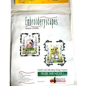 Amazing Designs Item # ES204 Fraser Fairy Scape 1 43 Machine Embroidery designs